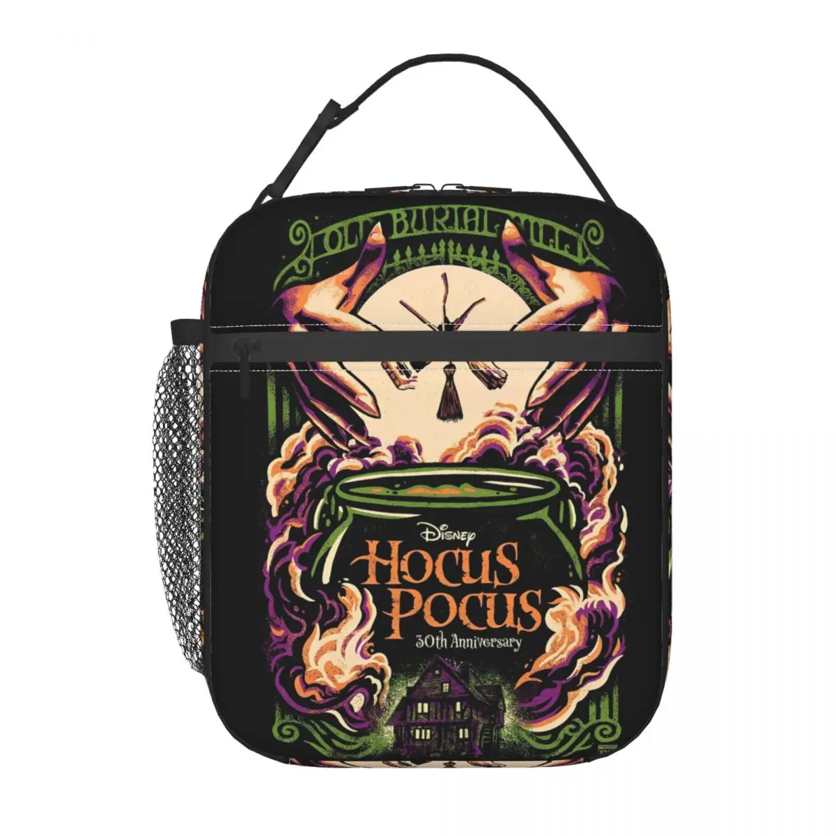 Hocus Pocus Insulated Lunch Bags Food Container Portable Cooler Thermal Lunch Box For Work