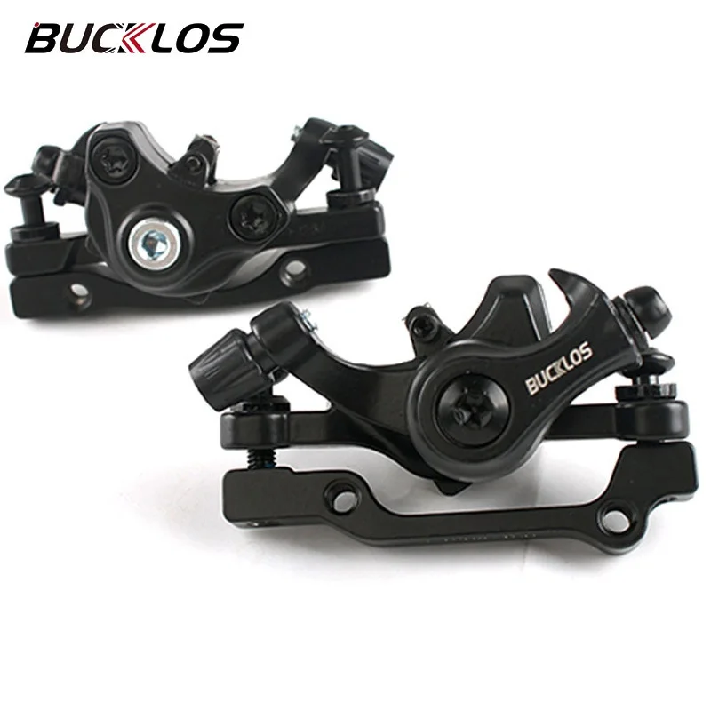 

BUCKLOS Mtb Brake Caliper Bicycle Mechanical Disc Brake Set for Mountain Bike Pushes Caliper Piston with Rotor 160mm