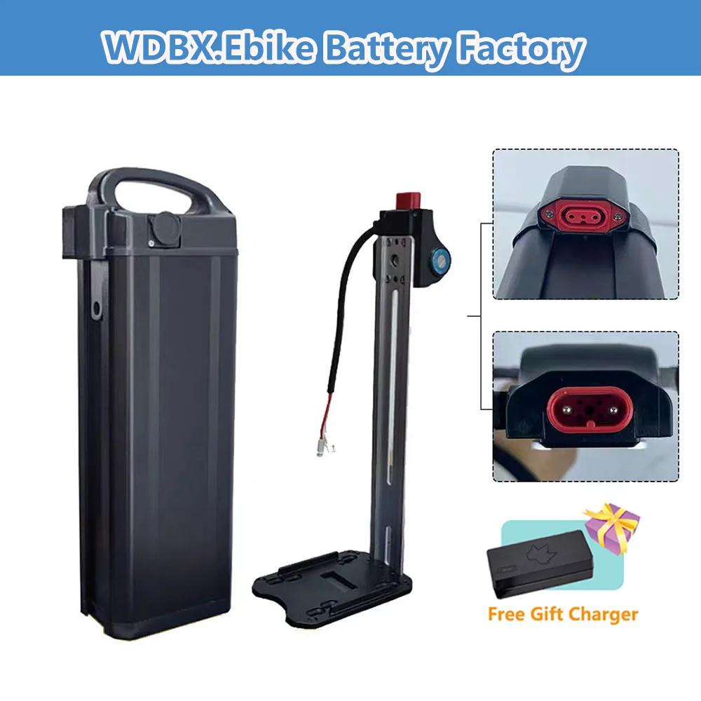 Electric Bike Battery 48V 20AH 20.8Ah 30Ah Folding Ebike Batteries For Fiido T1 Fiido T2 Cargo T1 Pro Fiido L2 Q2 Battery