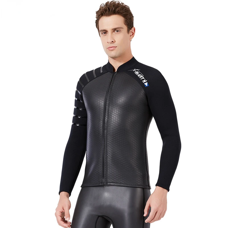 3mm Premium CR Neoprene Wetsuits Men's Premium Neoprene Suit Man and Women Jacket Light Skin Wetsuit for Men Women