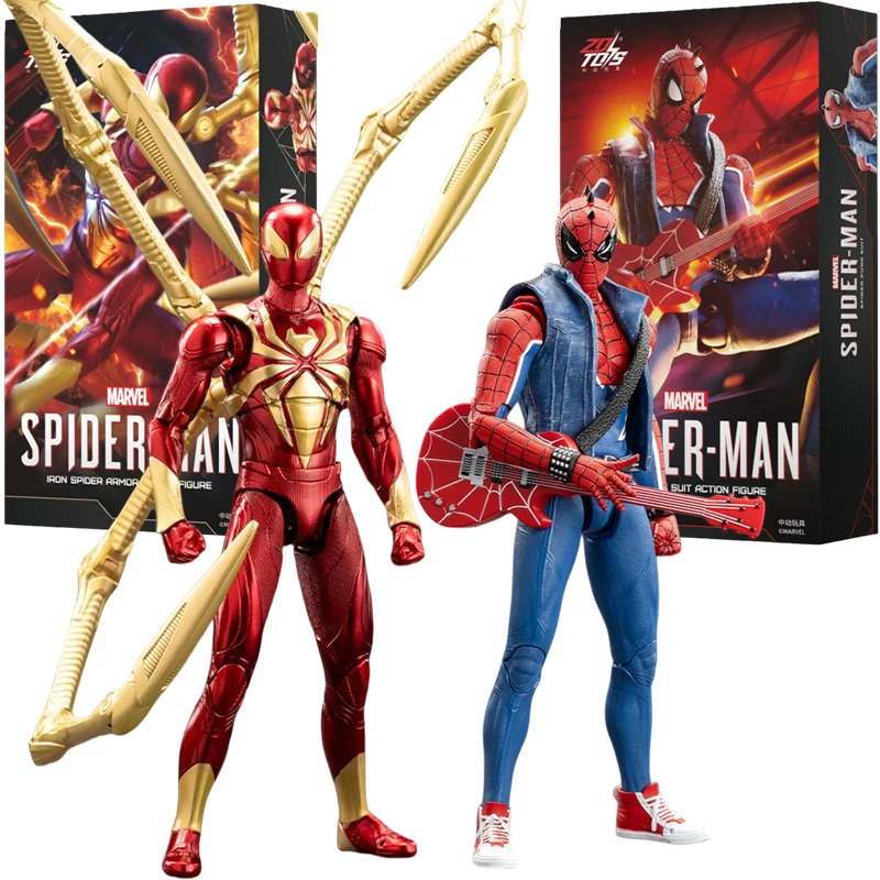 

Фигурка Человека-паука ZDTDS: Железный Паук-Панк, Хобби Браун, Скарлетт Спайдер 2099, Майлз Марвел. Подвижная коллекционная модель, игрушка, подарок.