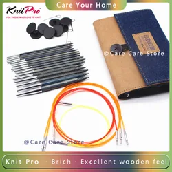 Knit Pro Denim Knitting Needles Knitting Pro Interchangeable Circular Knitting Needle Set Circular Removable Sweater Needles Kit