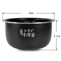 Original New 1.6L Rice Cooker Inner Bowl for Toshiba RC-5MFMC replacement Original liner