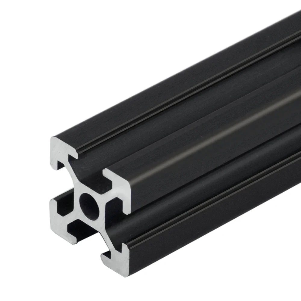 Guide for CNC Part Linear Guide Rail 2020 Aluminum Profile Extrusion 400mm EU European Standard Anodized 3D Printer Black 20