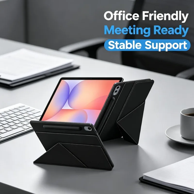 For Galaxy Tab S10 Ultra 14.6 Lightweight Magnetic Book Cover S10 FE Plus 13.1 S10+ 12.4  Stand Precise Cutouts Tablet Shell
