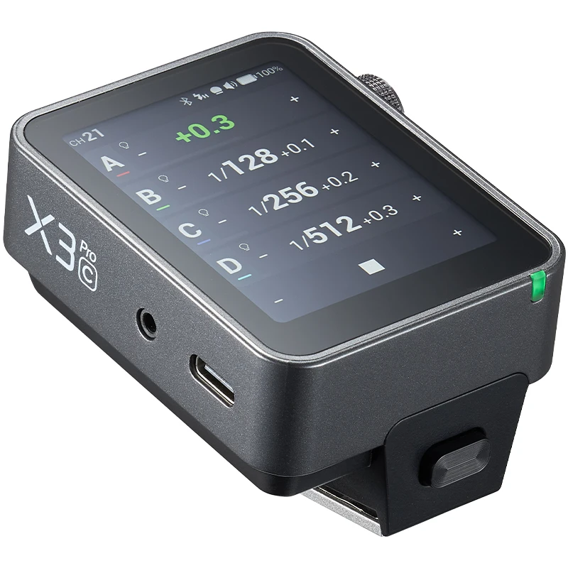 Godox X3PRO C/N/S/F/O 2.4inch TTL HSS 2.4G Wireless Flash Trigger OLED Touch Screen Transmitter for Sony Canon Nikon Fuji Olympu view 3