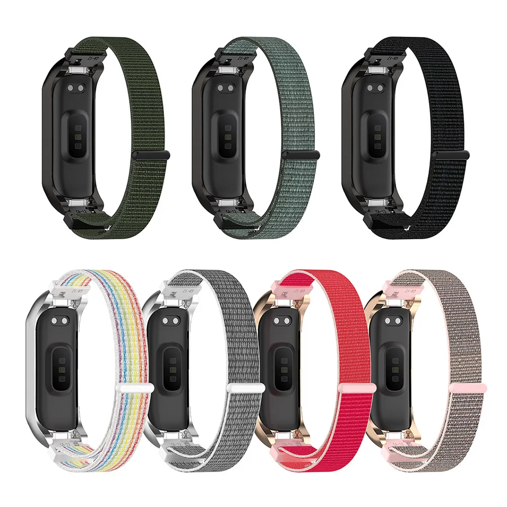 Nylon Band Adjustable Replacement Band Strap Wristband Comfortable Bracelet Strap Band for Samsung Galaxy Fit2 SM-R220