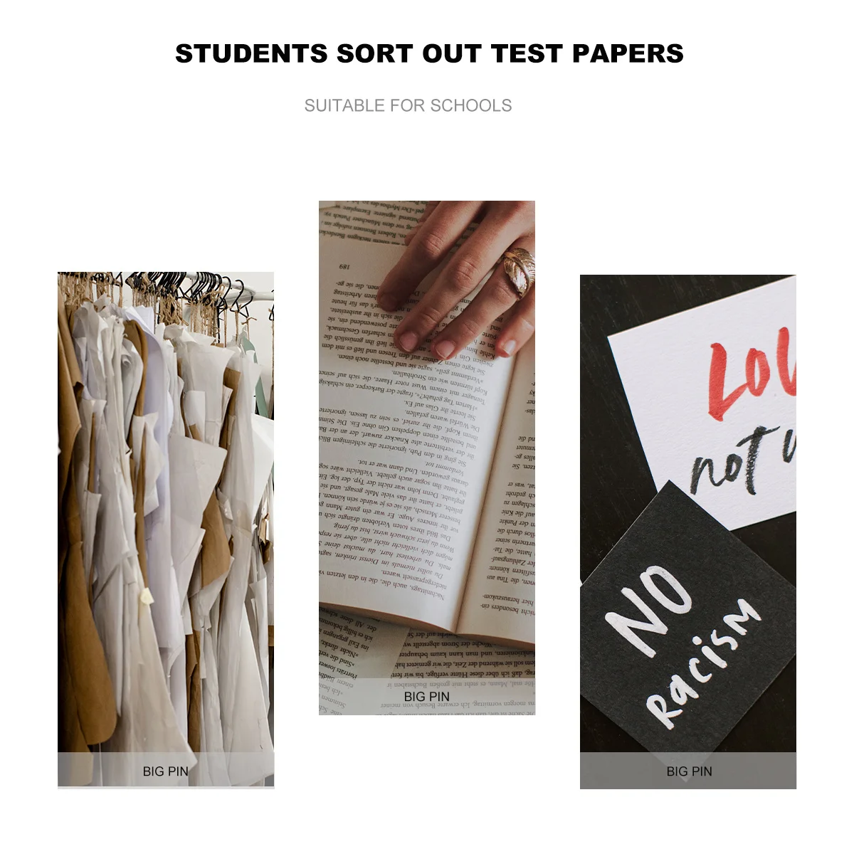 

10Pcs Retro Large Pins Heavy Duty Clips for Scarf Blankets Skirts Kilts Thick Cloth Paper Organization Metal Brooch