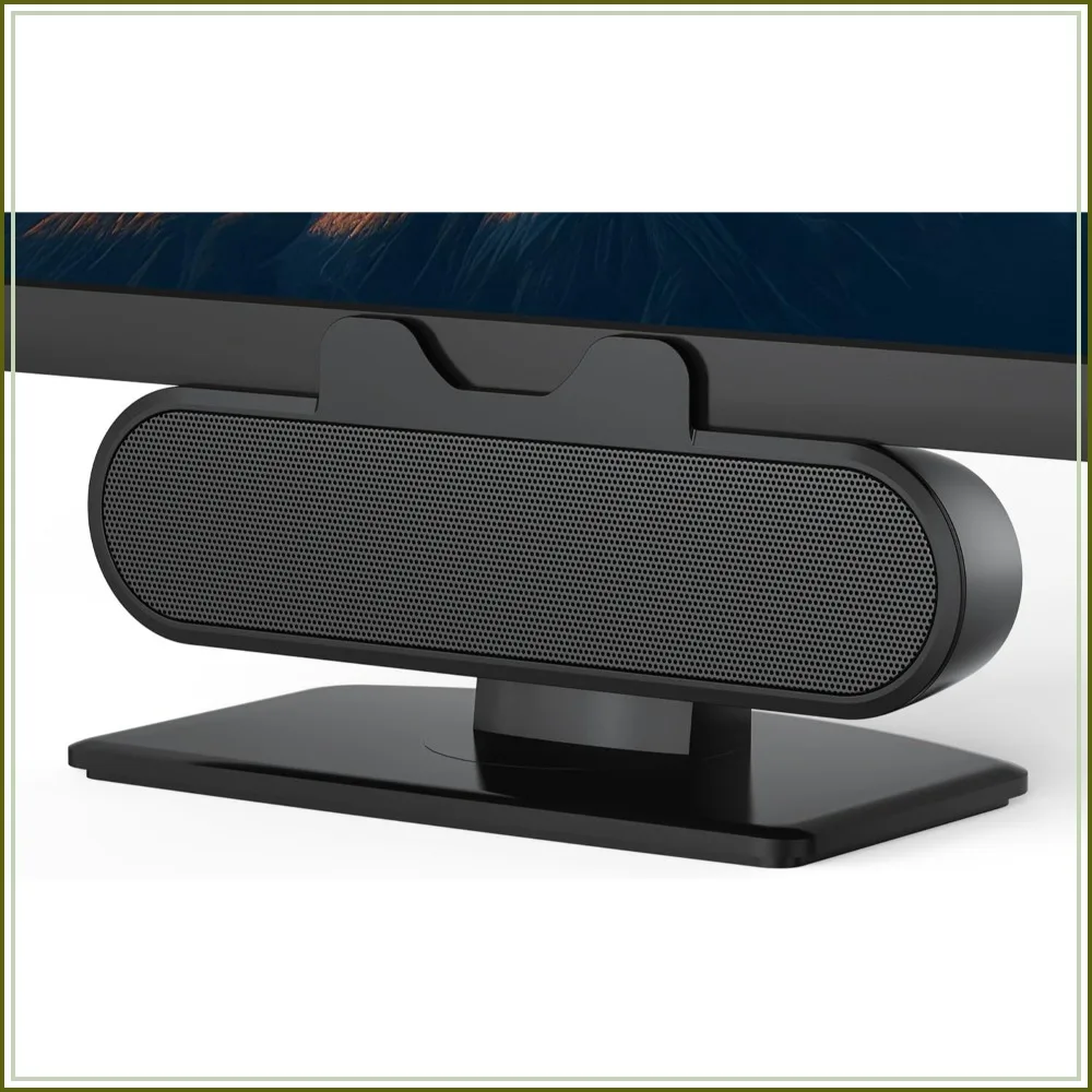 USB Desktop Monitor Speaker Bar with HD Sound