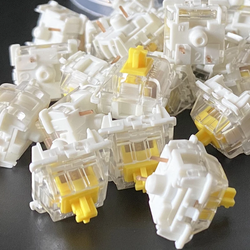 

JYBMAK gateron G Yellow Pro Linear Touch 50gf Lubrication Switch Mechanical Keyboard Switch Accessories 3pin