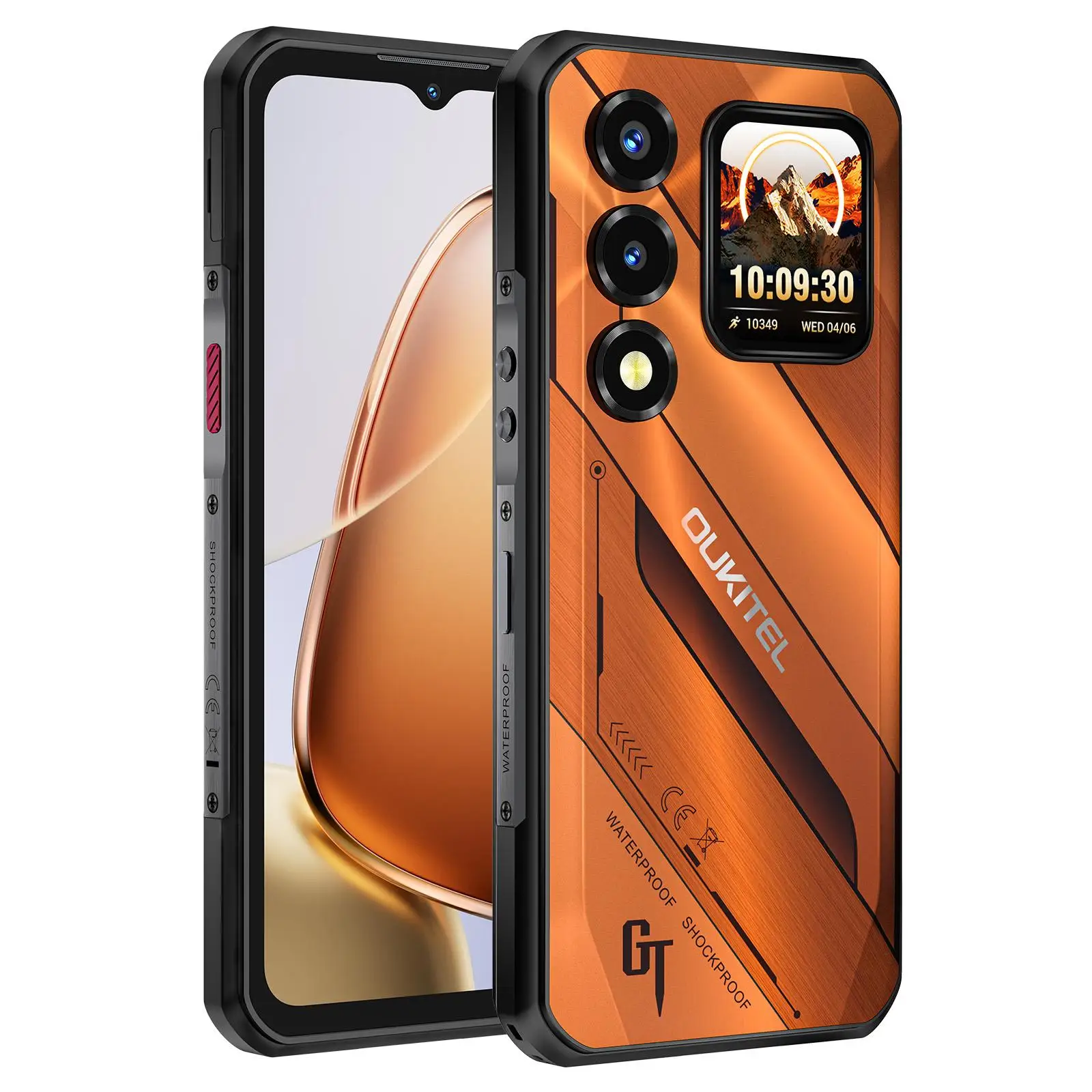 Oukitel WP66 Rugged Phone 12GB+512GB 6.6'' Android 16 Dimensity 7025 108MP Camera 33W NFC 5G Smartphone
