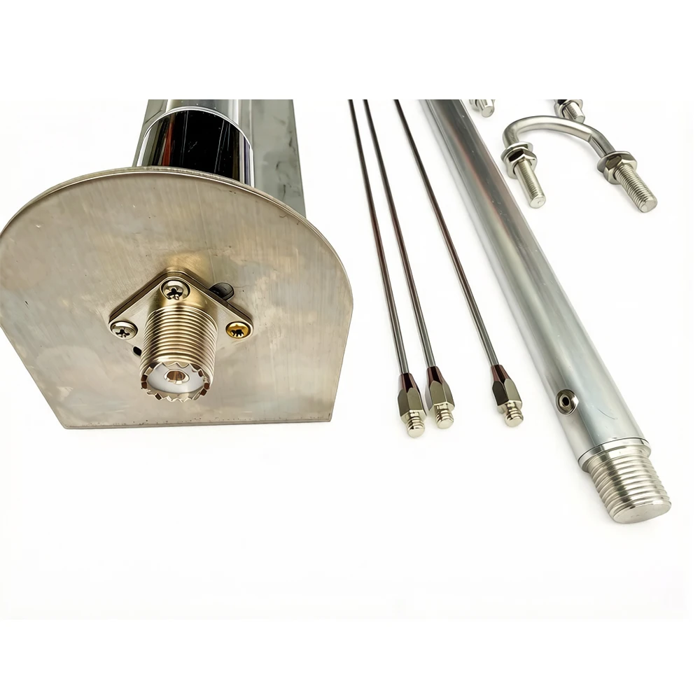 95.5Mhz-100.5Mhz GP200 1/2 Wave FM Transmitter Antenna,High Gain Outdoor Base Station Antenna 10M Cable, PL-259 100W view 4