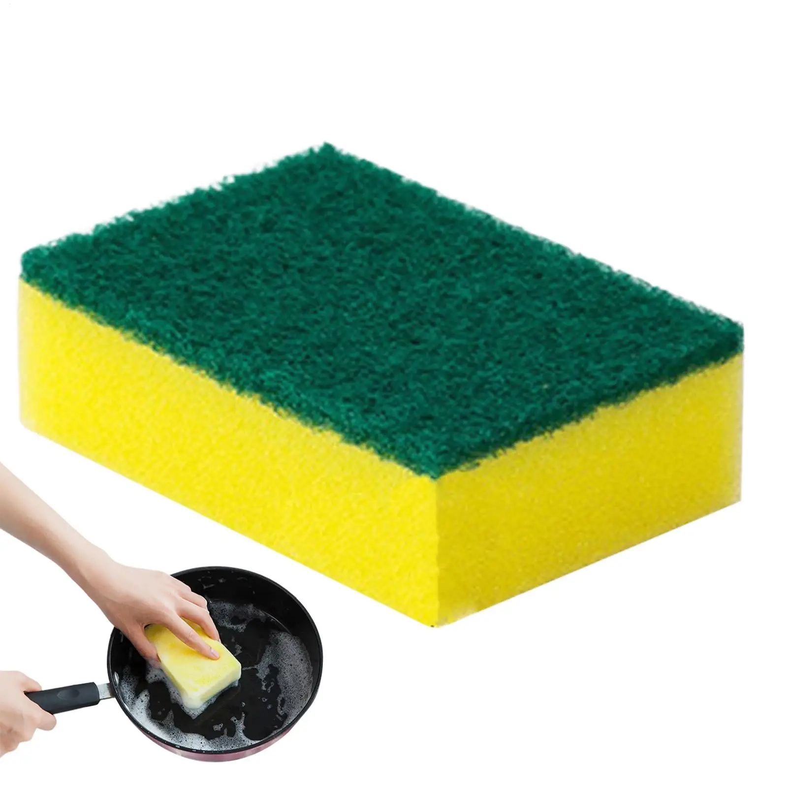 

Highly absorbent double-sided sponge magic cleaning pot rust sponge cleaning brush kitchen cleaning tool for Pots Pans Cookware