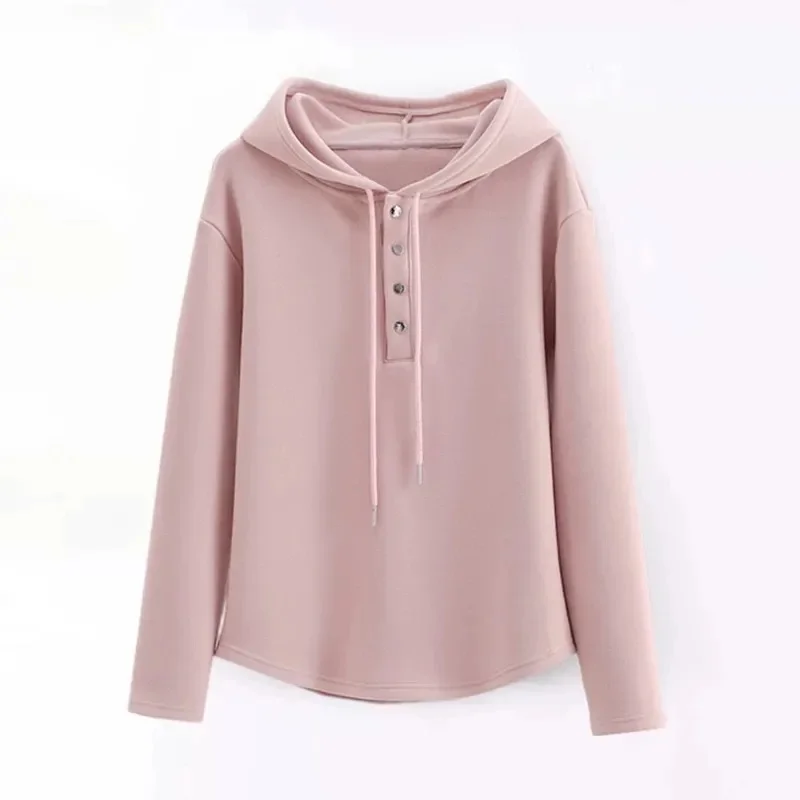 Sportshirt Women's Coat New Spring Autumn 2024 Ladies Short Jacket Female Hooded Long-Sleeved Outwear Western-Style Fashion Tops