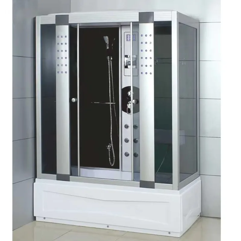 Customization Luxury Custom Bathroom Big 2 Person Shower Cabin Indoor Spa Bathtub Steam Shower Room With Sauna