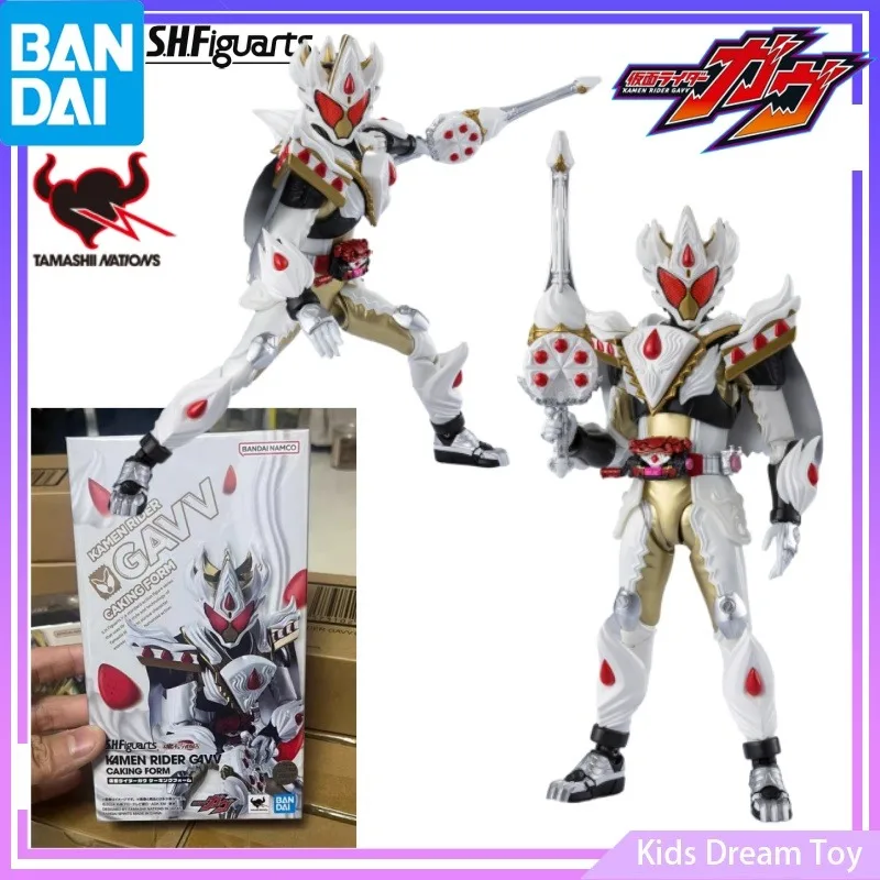 

Bandai Stock Original Tamashii Web Shop Limited S.H.Figuarts KAMEN RIDER GAVV CAKING FORM Anime Action Figures Toys Collectible