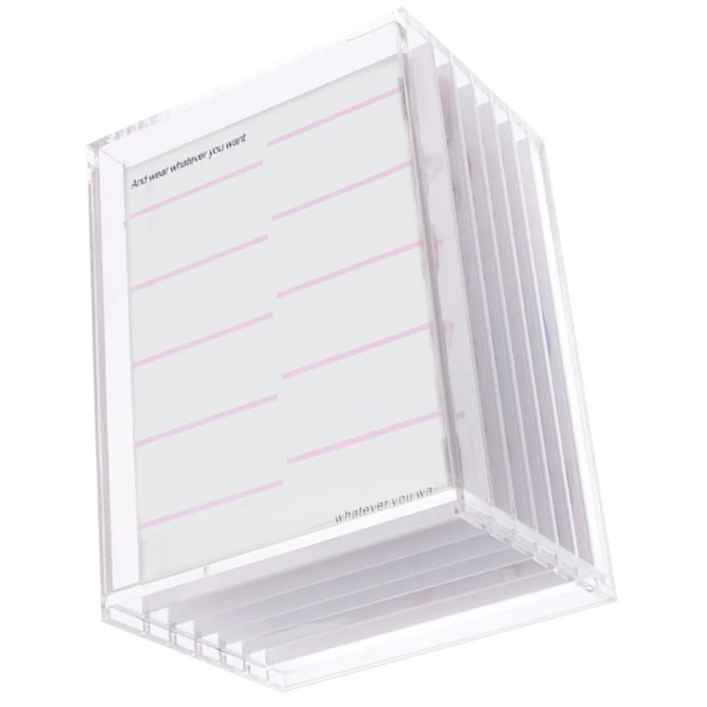 

Nail Art Storage Box Clear 6-Layer Drawer Organizer For Nail Tips Display Manicure Salon Supply Decor Container