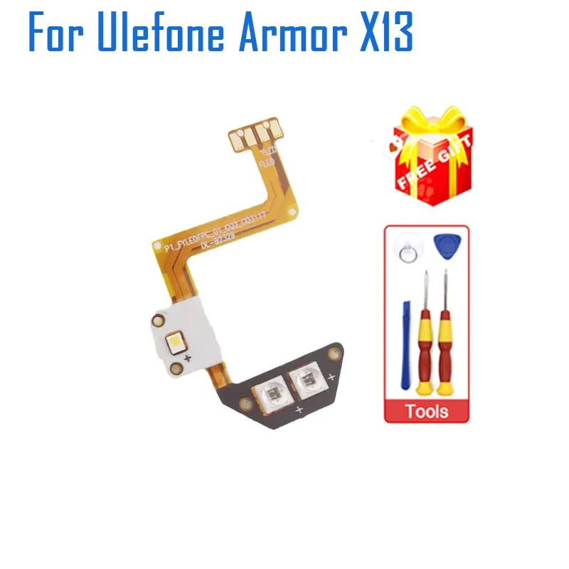 New Original Ulefone Armor X13 Flash Light Cable+Infrared Light Cable Flex FPC For Ulefone Armor X13 Smart Phone