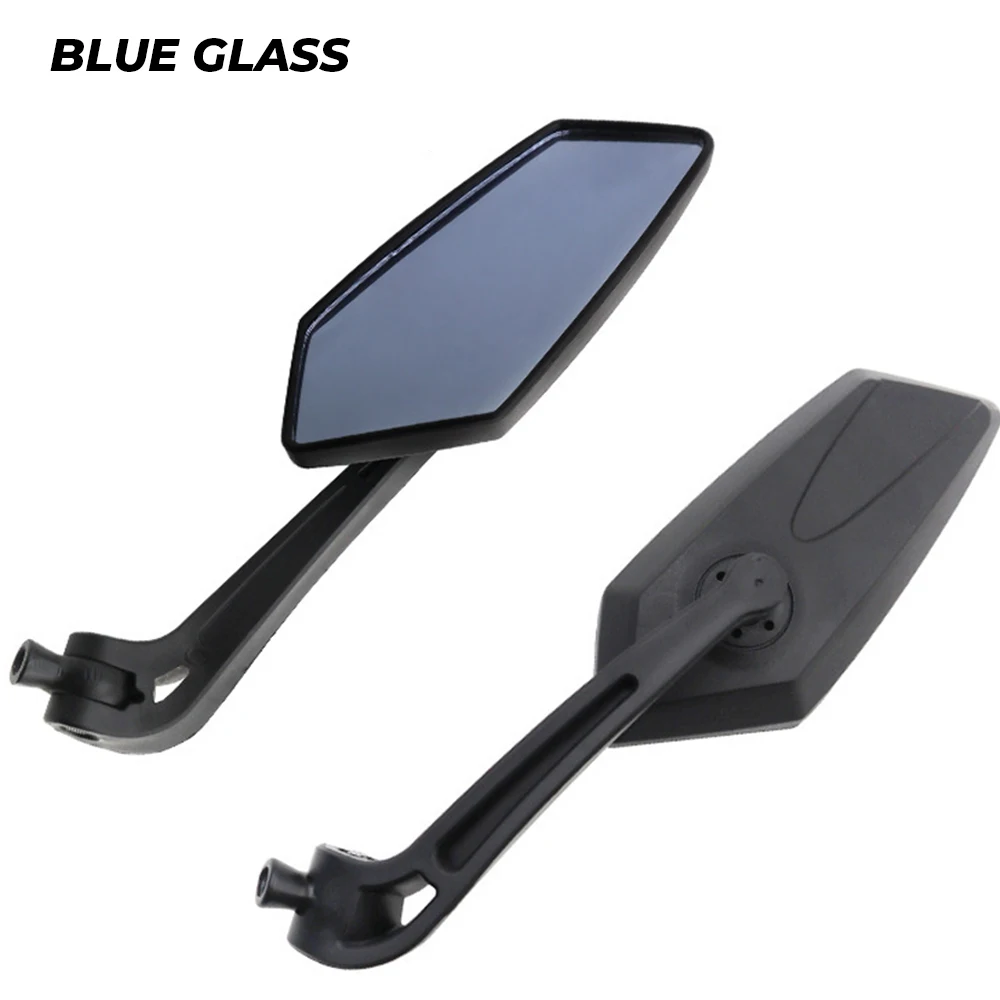 Motorcycle Rear View Mirror Universal Handlebar Grip Adjustable Mirror Motorbike Accessories Back Side Mirror for Scooter ATV