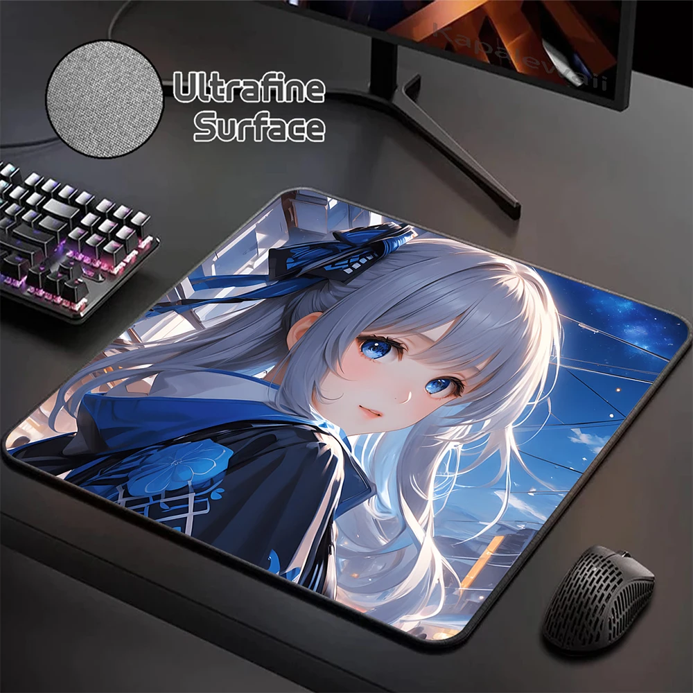 

Ultrafine Surface Gamer Mouse Pad Gaming Anime Girl Mousepad Large Rubber Desk Mat Keyboard Pads Speed Mouse Mat 400x450mm