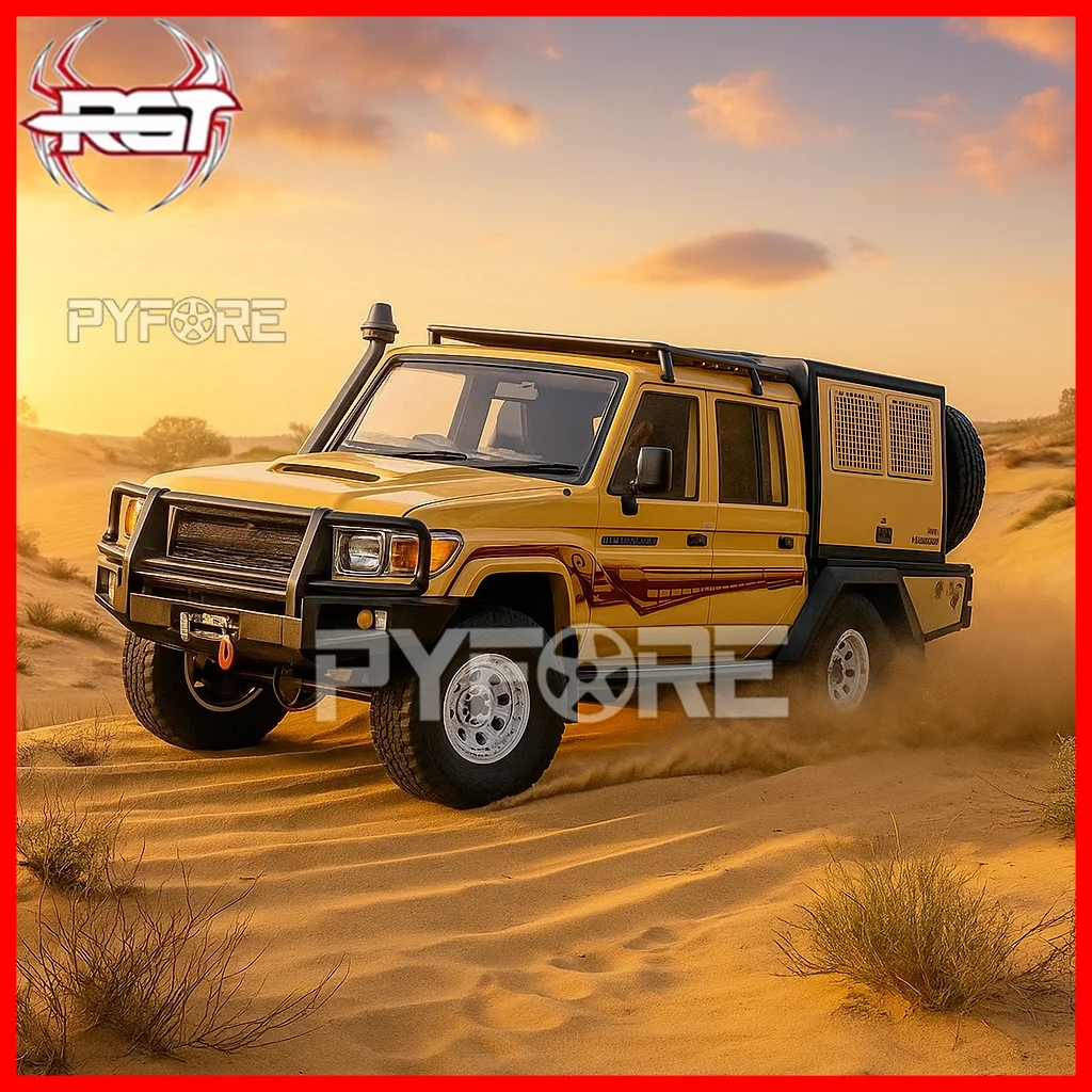 

RGT EX86160 LC79 Land Commander 1/10 RC Crawler Car 4WD Brushed Electric Off-Road Truck Remote Control Model