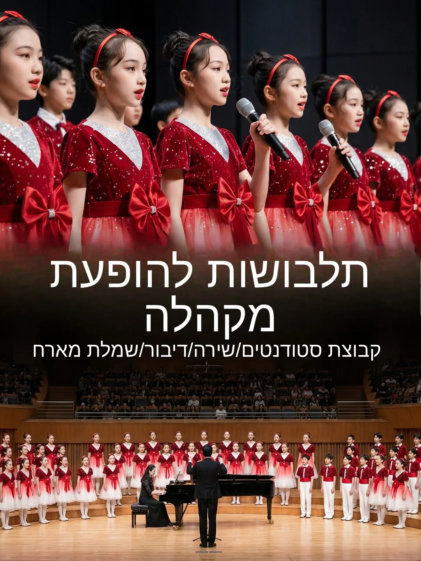 

Children's Performance Outfits Recitation Graduation Chorus Speech Red Patriotic Competition Ceremony Ethnic Stage Clothing
