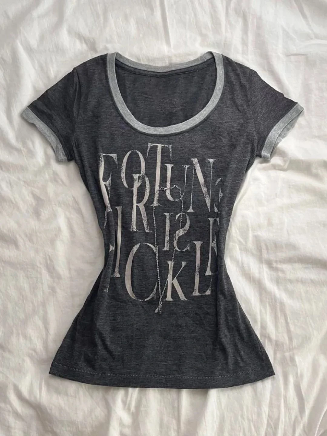 

Goth Y2k T-shirt 2000s Streetwear Punk Vintage Letter Print Femme Slim O-Neck Hot Girl Summer Grunge Emo Tees Aesthetic Harajuku