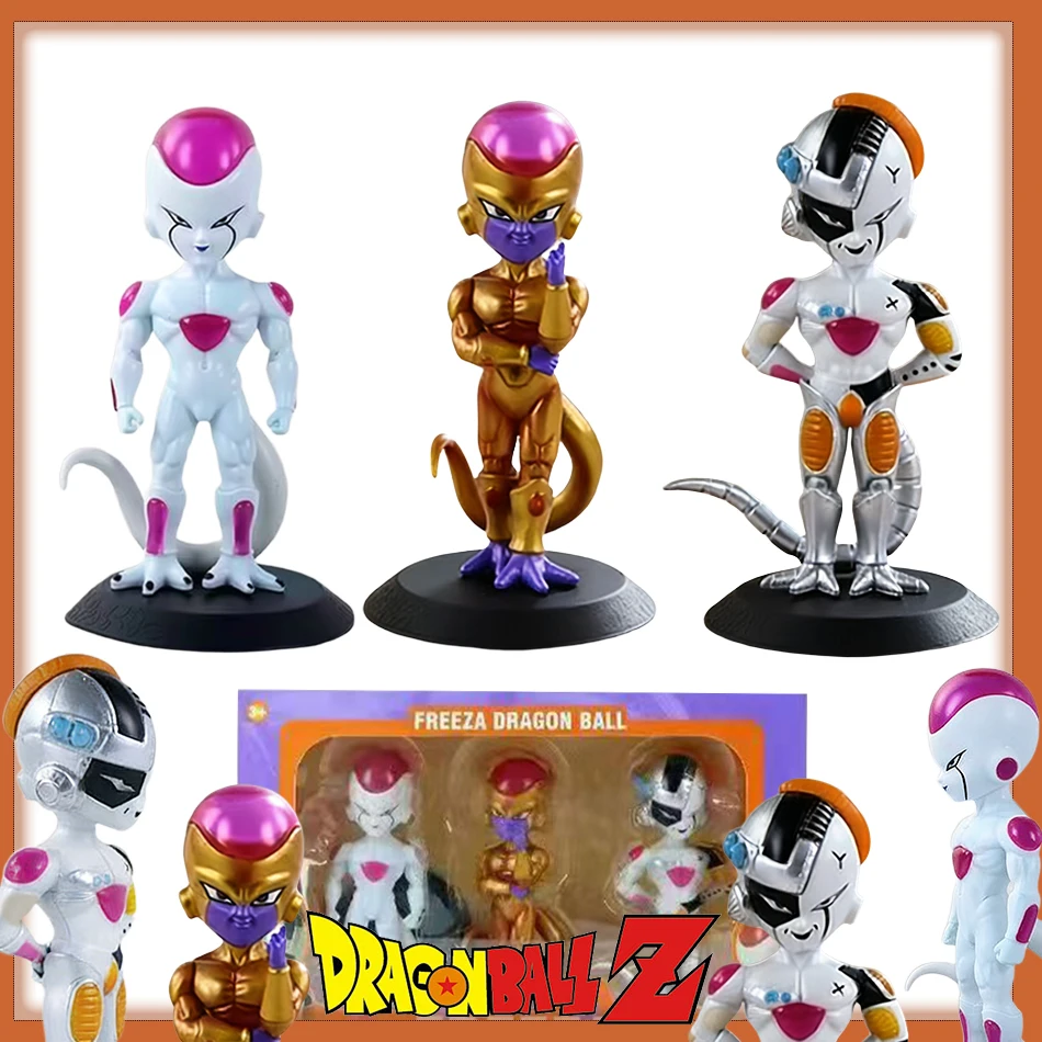 Heißer Verkauf 3 Stück mit Box Anime Dragon Ball Z Freezer Actionfigur Ichiban Kuji Super Frieza Figurine PVC Sammlerfigur Modell Spielzeug