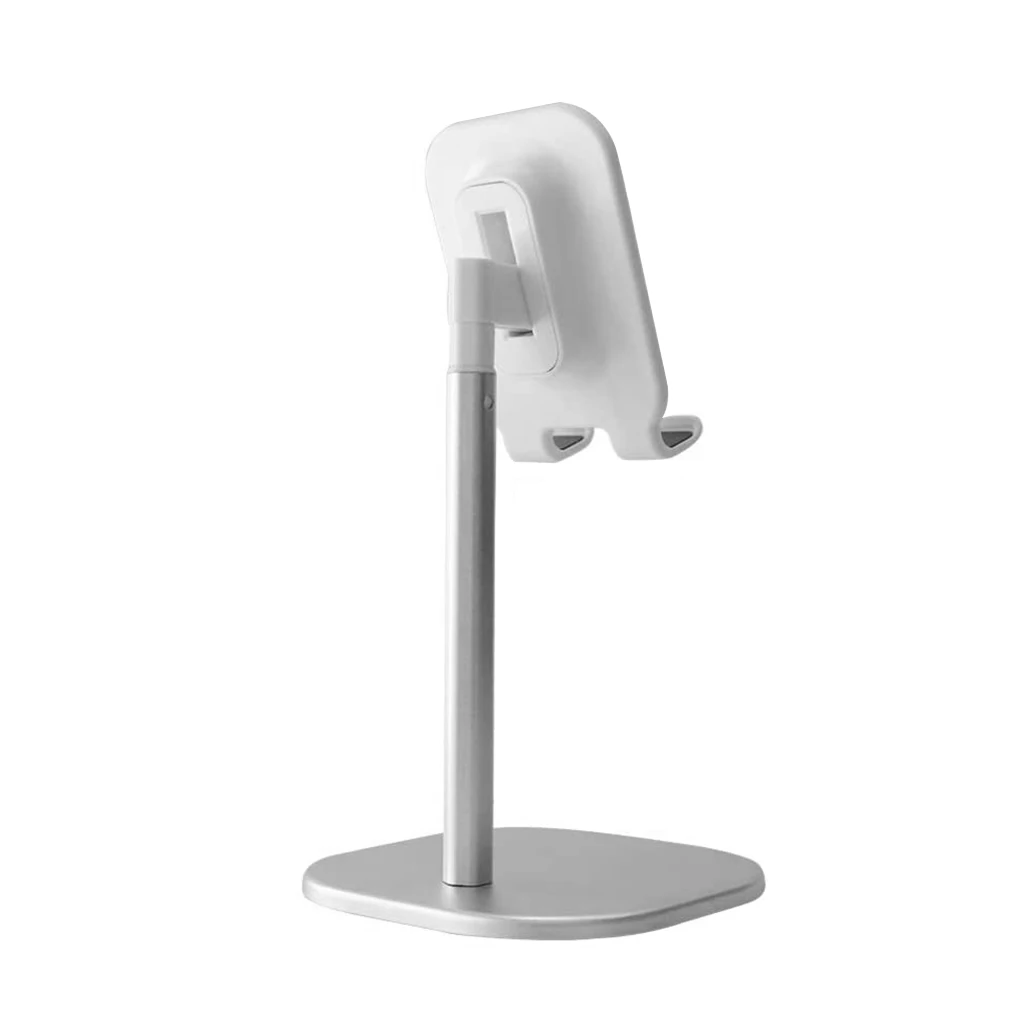 Phone Holder Height Adjustable Phone Stand Home Office Desktop Non-slip Tablet Bracket, Silver