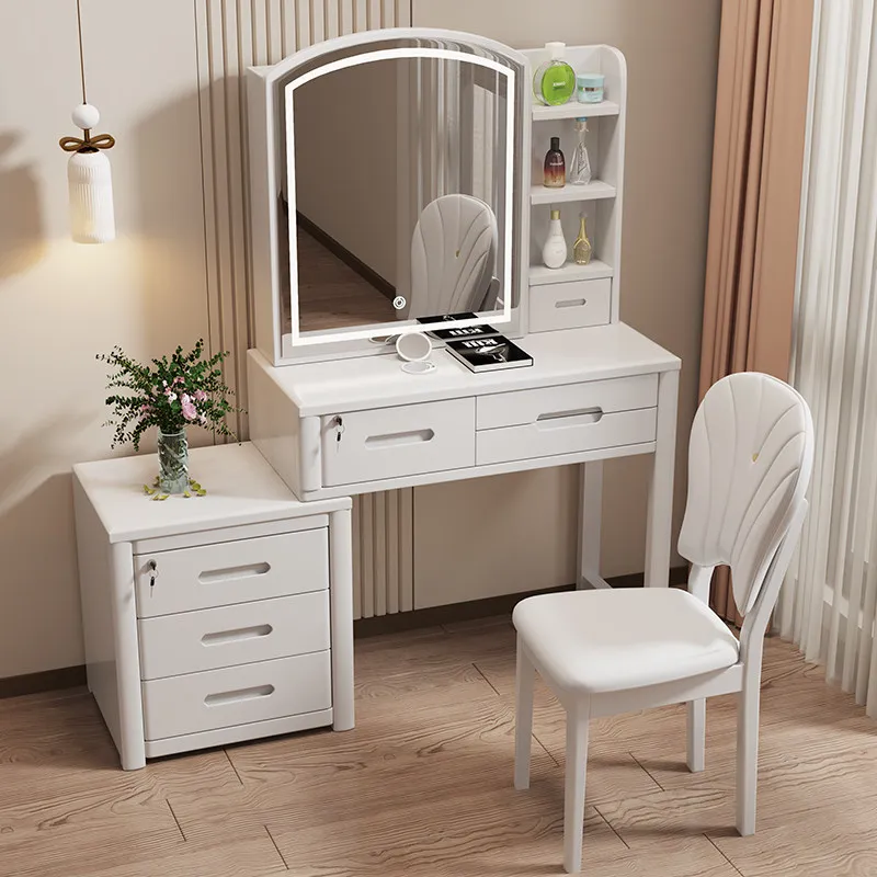 

Chair Makeup Vanity Table Drawers Storage Organizer Filing Cabinets Dressing Table Modern European Vestidores Home Furniture