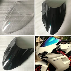 Windscreen Windshield For 2006-2008 2009 2010 2011 2012 2013 Ducati 848 1098 1198 1098R 1098S 1198R 1198S Front Wind Deflector