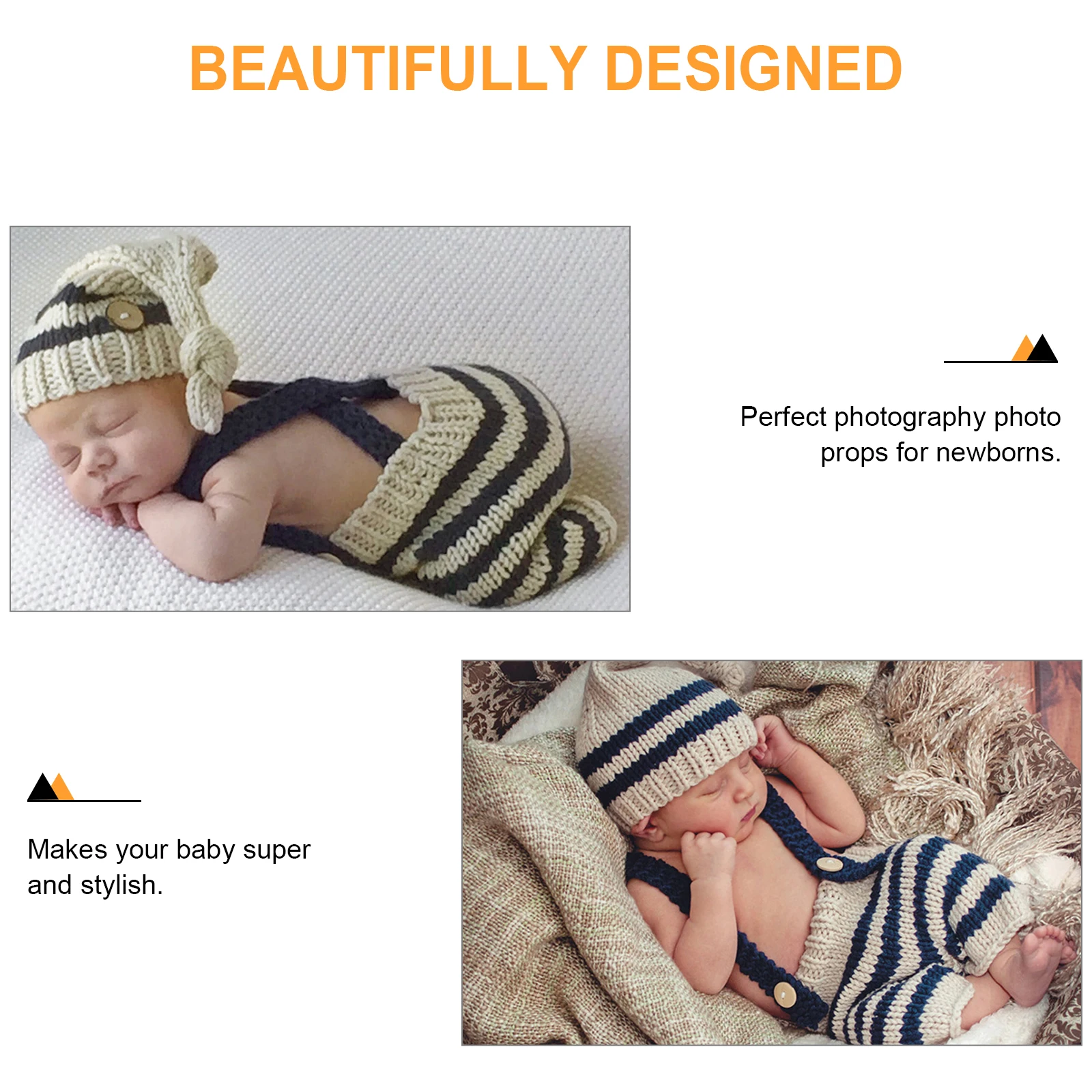 

Autumn Outfit Photo Costume Newborn Clothing Set Infant Costume Photoshoot Props Soft Comfortable Cotton Halloween