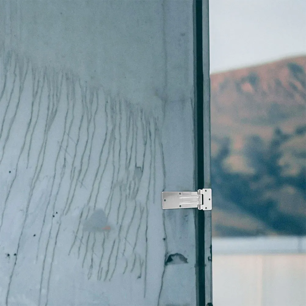 

2Pcs Heavy Duty Truck Door Hinges Galvanized Iron for Box Truck Rear Doors Refrigerated Side Door Replacement Hardware