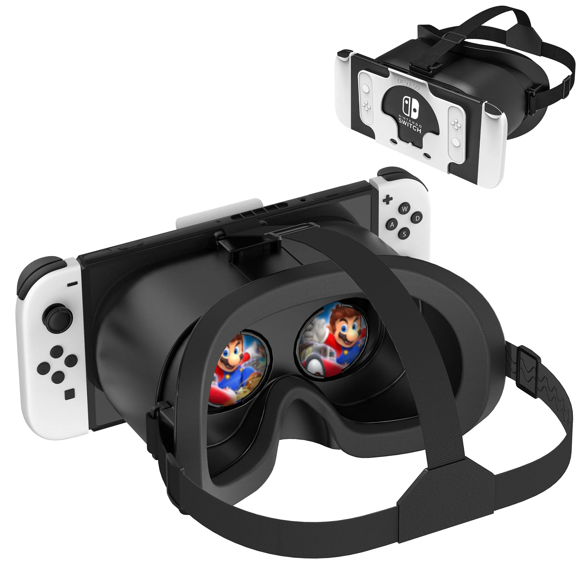 

Virtual Reality Glasses with Adjustable HD Lenses and Comfortable Head Strap Upgraded VR Headset for Nintendo Switch/Switch OLED
