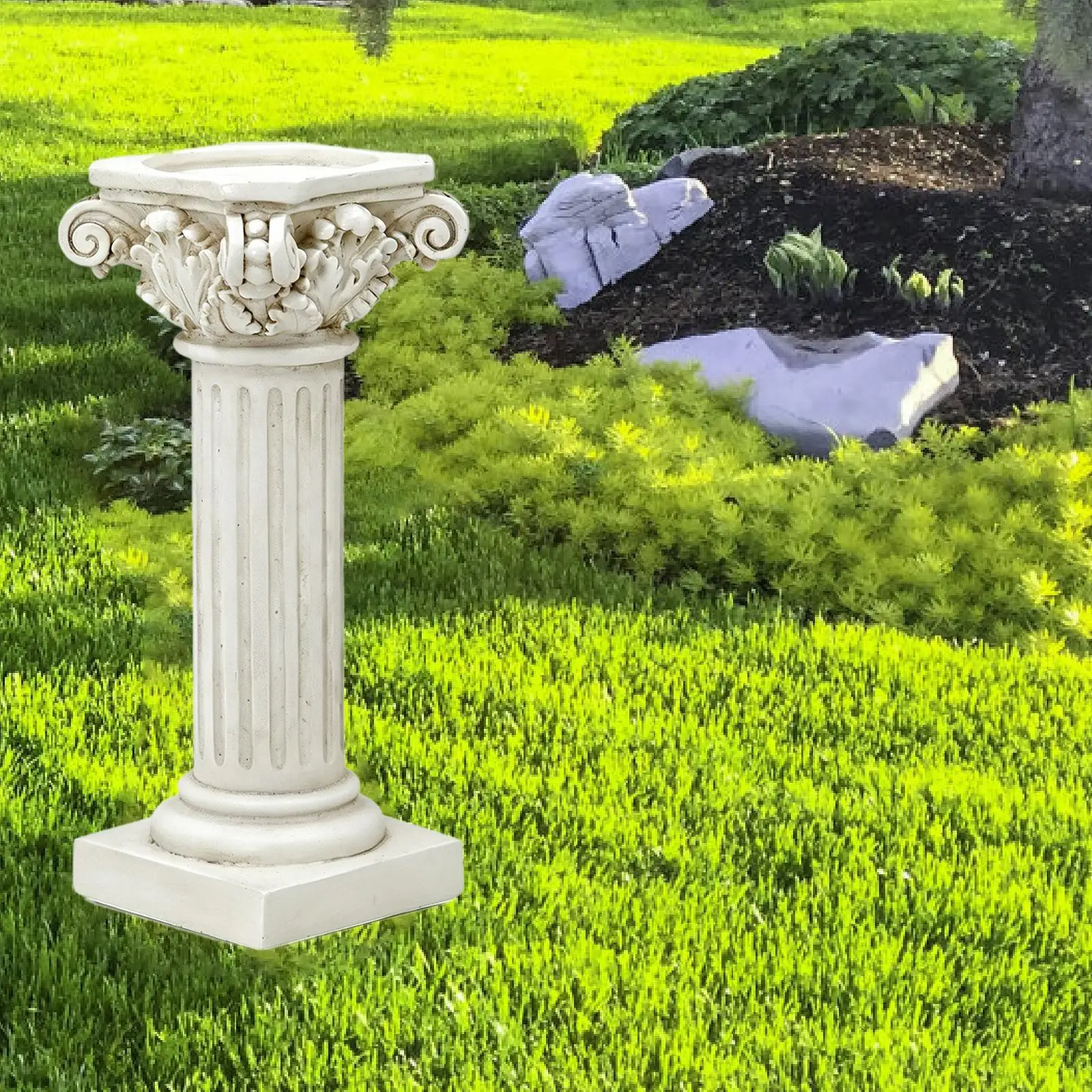 Home Decorative Roman Column Pillar Resin Craftwork Table Center Ornamental for Decoration Room