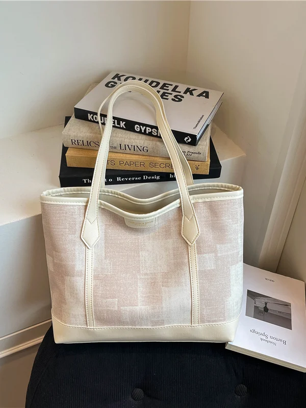 Large Capacity Commuter Tote Bag Women's 2026 New Fashion High-End Versatile Single Shoulder Underarm Bag Casual Simple Style
