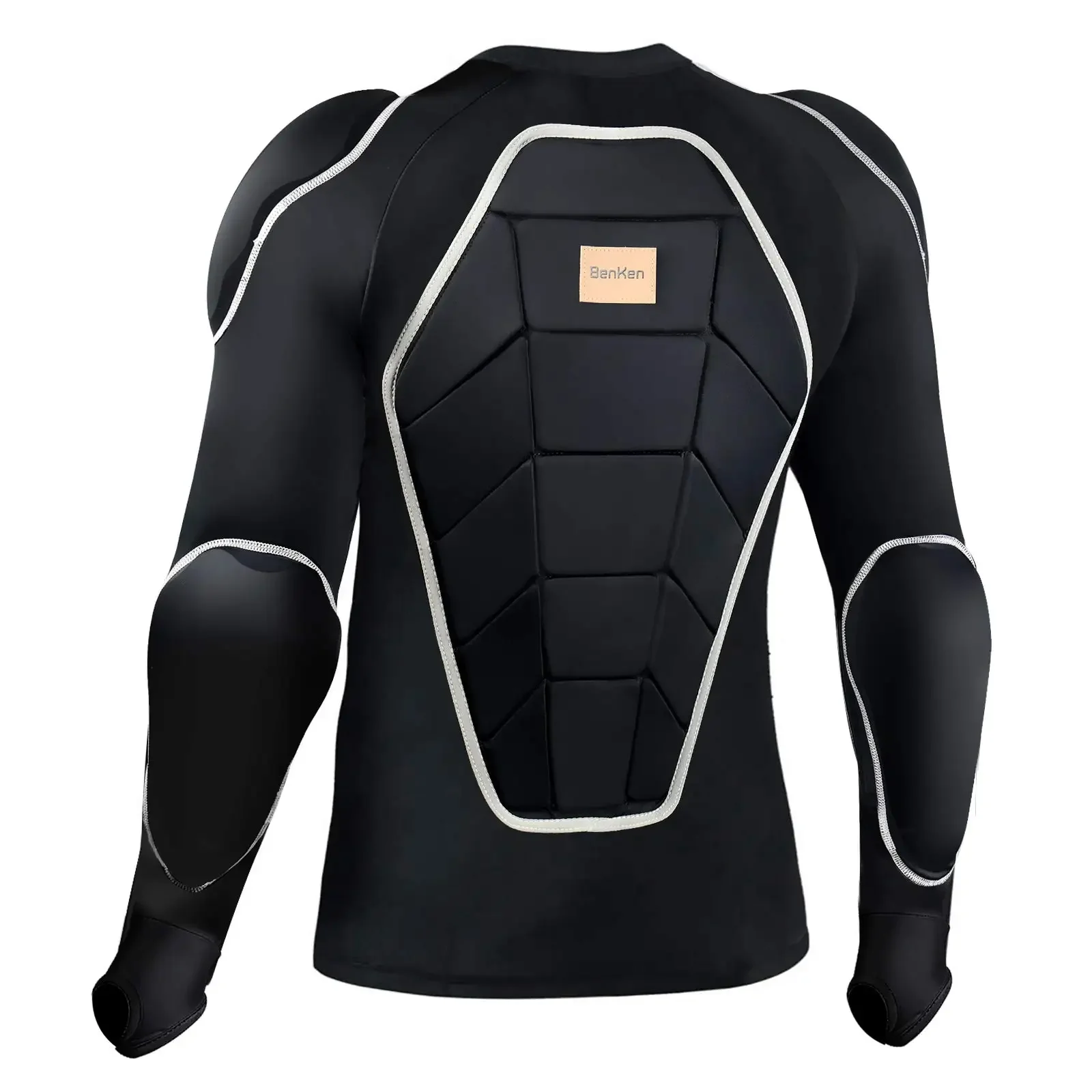 Chaqueta de esquí de invierno, chaqueta de motocicleta con armadura, almohadillas de armadura de cuerpo completo, camisa, pecho, hombro, codo, equipo de protección