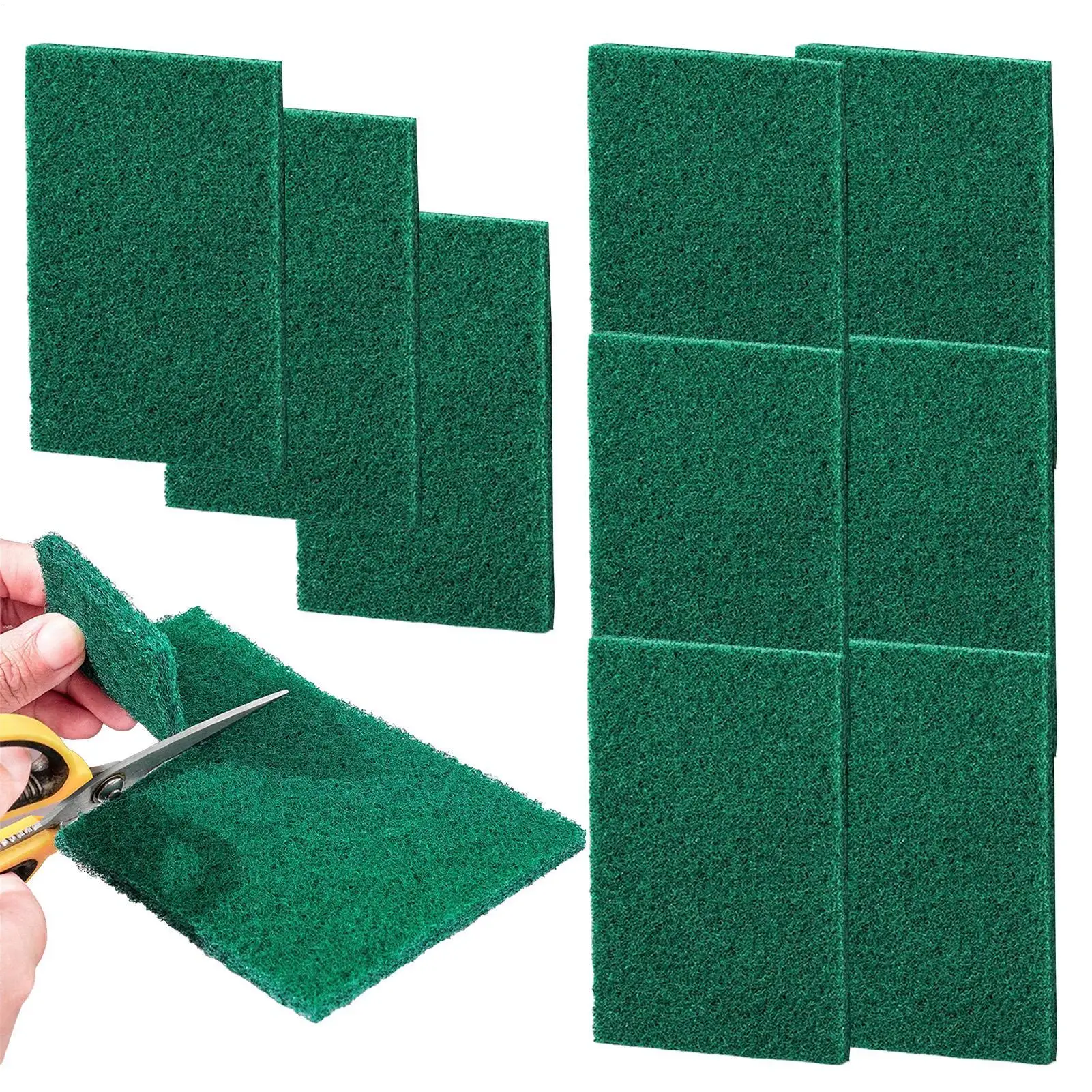Paños de limpieza para platos, 10 piezas, estropajos multiusos que no rayan, estropajos para ollas y sartenes de cocina