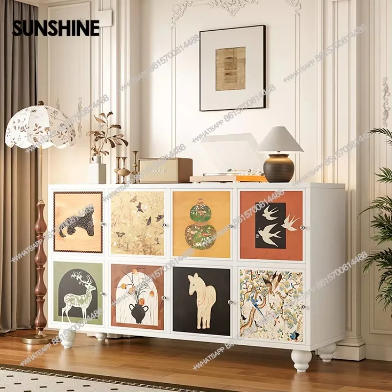 

living room 120x35x70 cm Storage locker luxury modern Modular wooden cabinet mid century komoda drewniana furniture for home