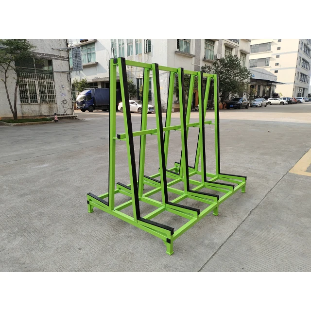 رفوف الإطار كبيرة النقل الزجاجي عربة بلاطة الجرانيت عرض لوحة الصخور الرخامية سيراميك حامل معدني الرف