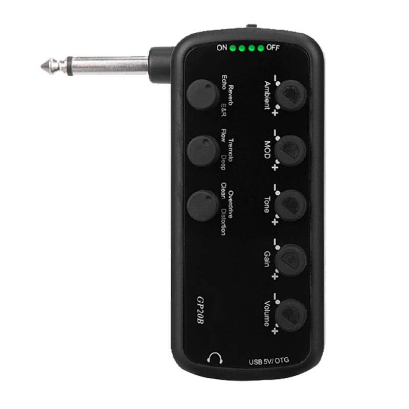 

Усилитель эффектов портативный усилитель для наушников Plug and Play музыкальный инструмент