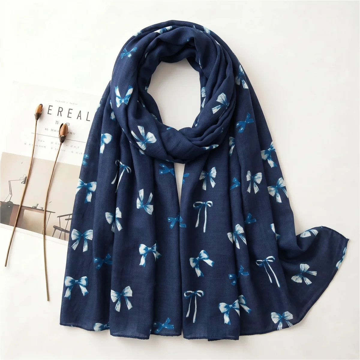 Scarf Fashion Cotton Muslim Hijab Bandana Wrap Pashmina Shawl Woman Female Luxury Lightweight Headscarf Breathable Daily