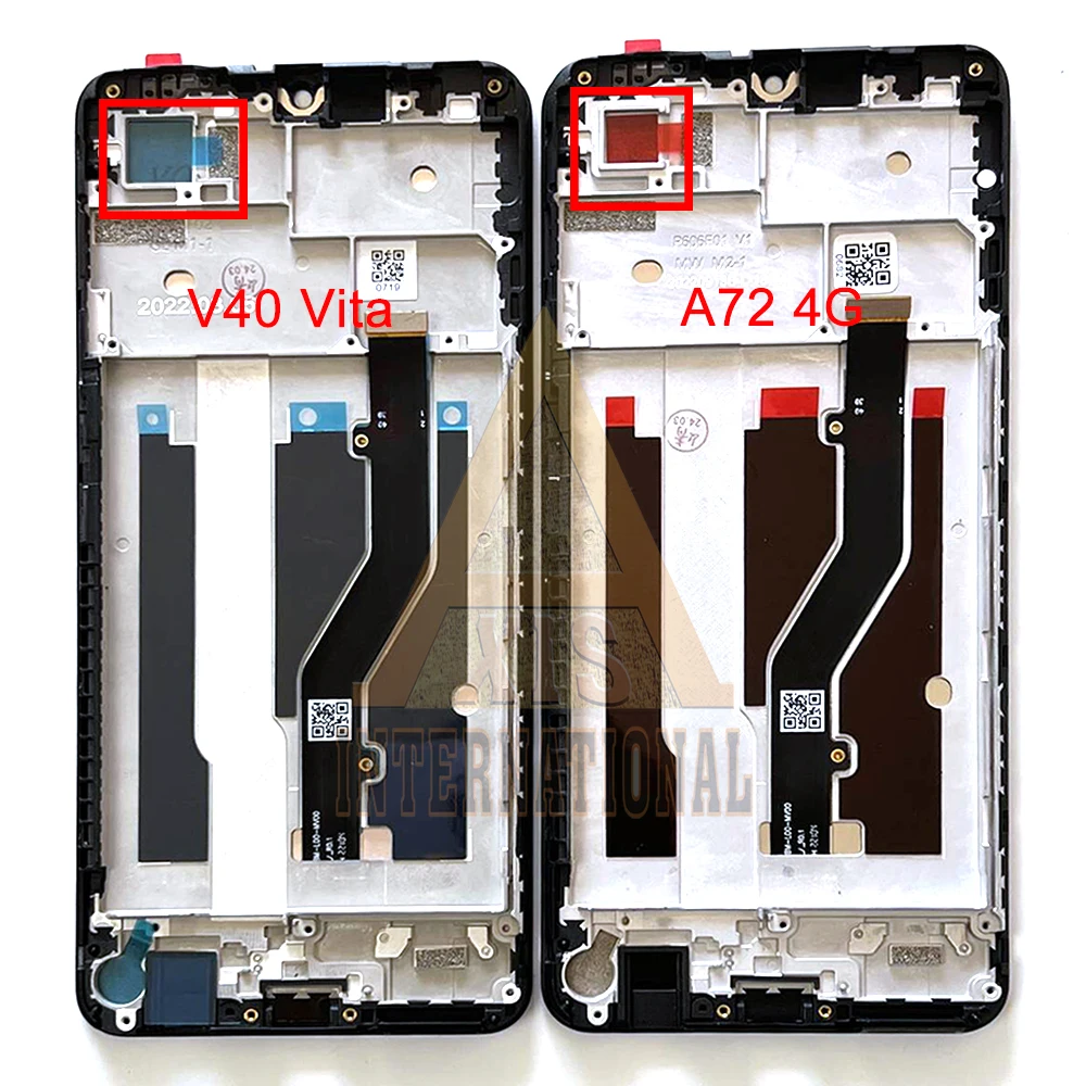 Original For ZTE Blade A72 4G/ A72s LCD Blade V40 Vita 8045 LCD Screen Display Frame Touch Panel For ZTE Blade V40 SMART A7040