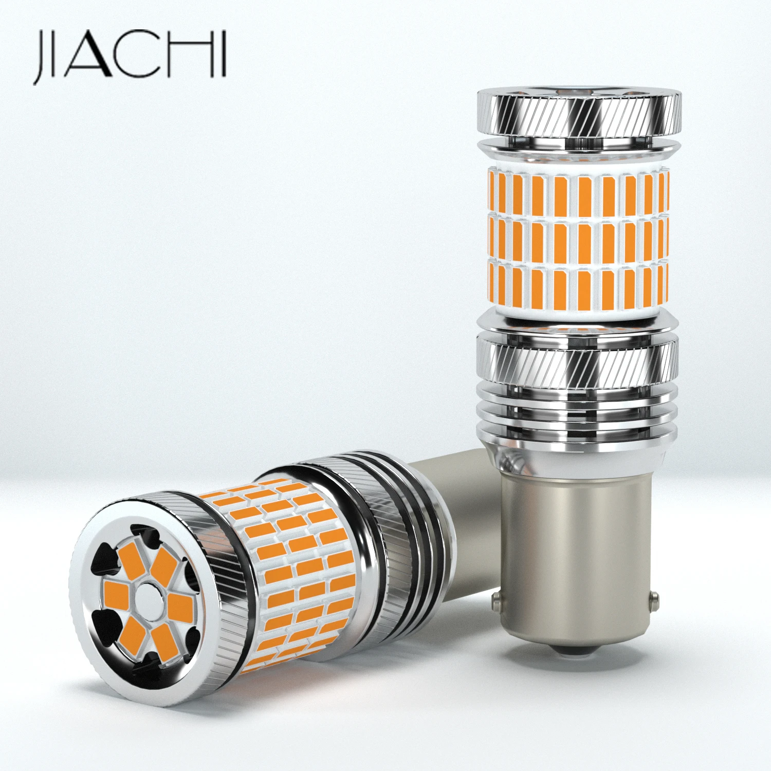 

JIACHI 50PCS High Power Series No Error BAU15S BA15S P21W 1156 Led Canbus Bulb Turn Singal Blinker Light Lamp P27W 3156 T20 7440