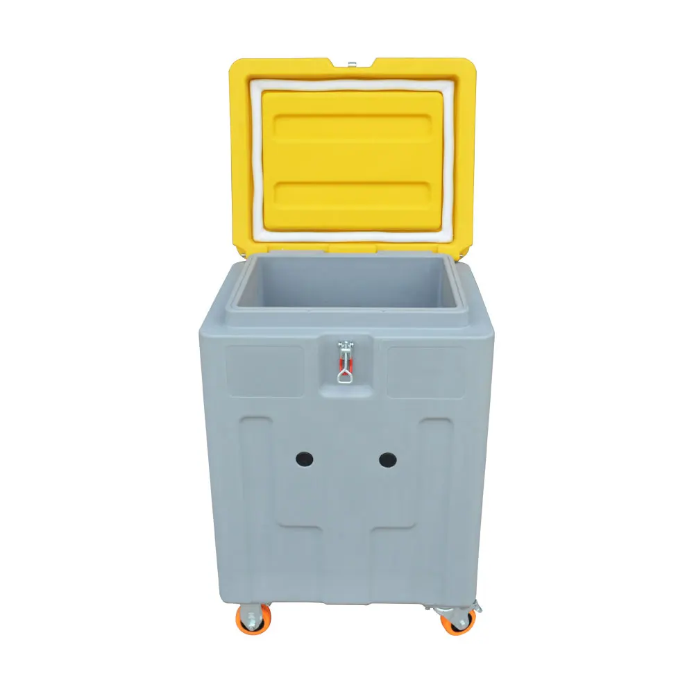 70L Thermal Dry Ice Making Machine Cleaners Group Companies' Insulated Containers For Ice Cream Dry Ice Block Pellet Storage