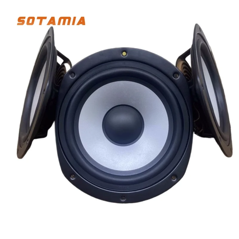 

SOTAMIA, 1 шт., 6,5-дюймовый овальный сабвуфер, 8 Ом, 50 Вт, резиновый край, серебряная поверхность бассейна, композитный лоток для бумаги, звуковые коробки Bluetooth