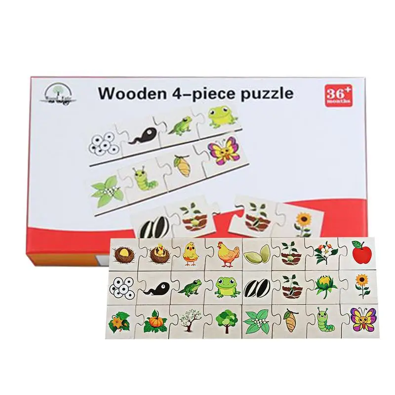 

Matching Puzzles For Kids Toddler Puzzles Classification Puzzle Self-Correcting Animal Puzzle Farm Animal Theme Educational Toy