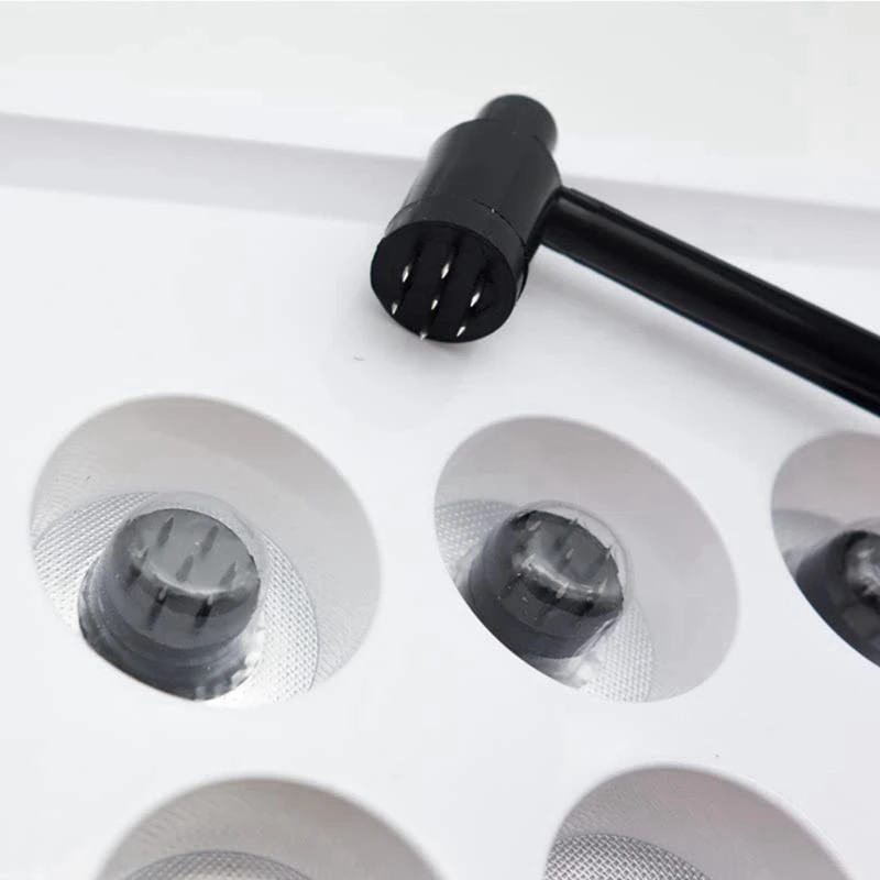 

Набор пластиковых дермальных молоточков «Семь звезд» и «Цветок сливы» с иглами (1 коробка, 12 шт.)