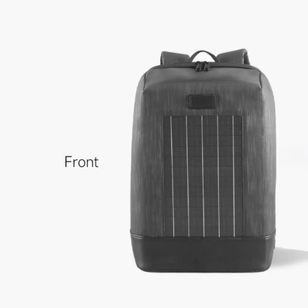 Large Capacity Solar Backpack Wear Resistant Waterproof Laptop Backpack Solar Powered Built In USB Ports Travel Backpack