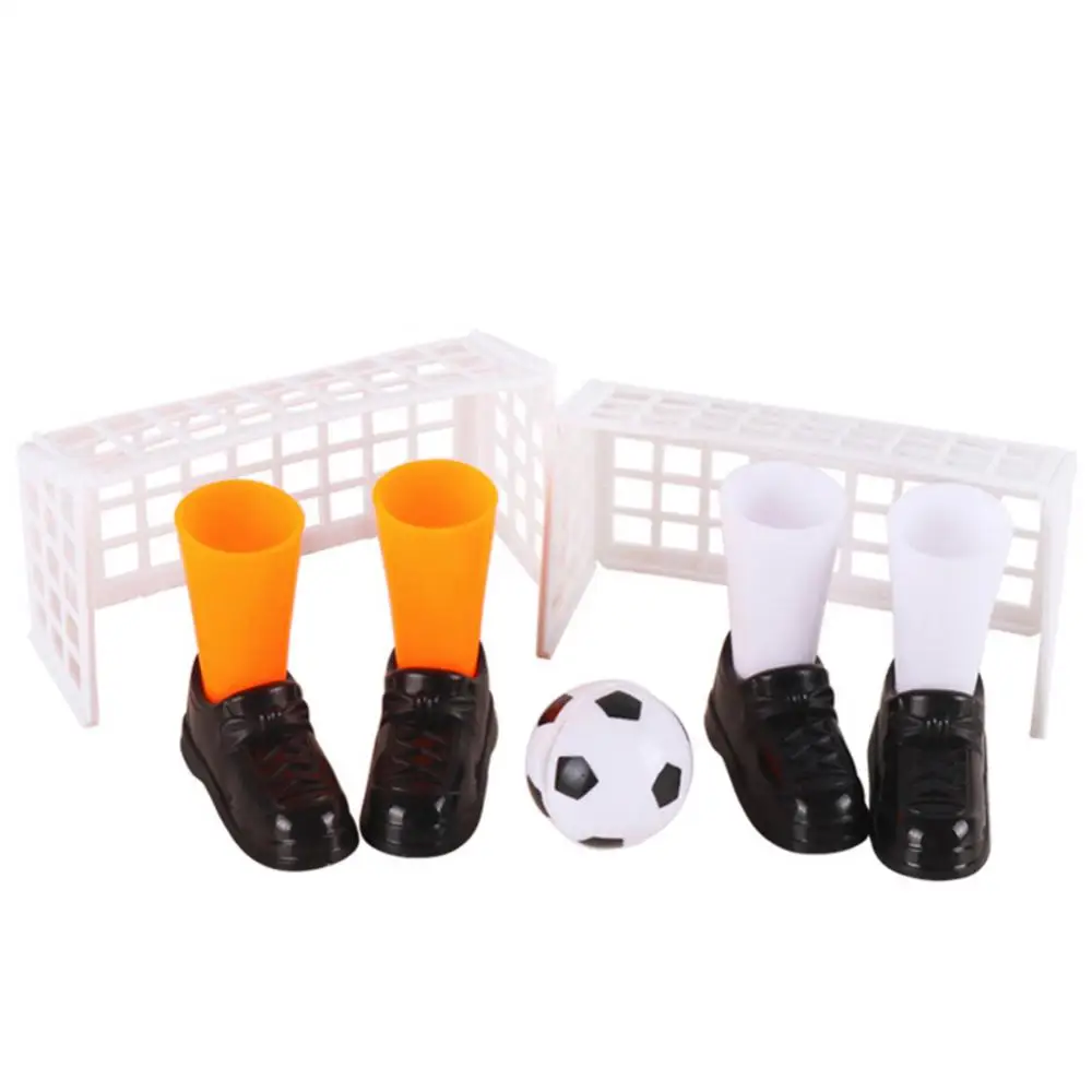 Engraçado Mini Finger Soccer Game Set para Crianças, Match, Match, Table Game, Toy com objetivos